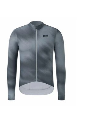 Men's Long-Sleeve Gray Performance Cycling Jacket
